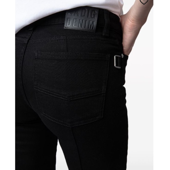 Zadig Voltaire black boot cut eclipse jeans size 27 - Picture 2 of 4